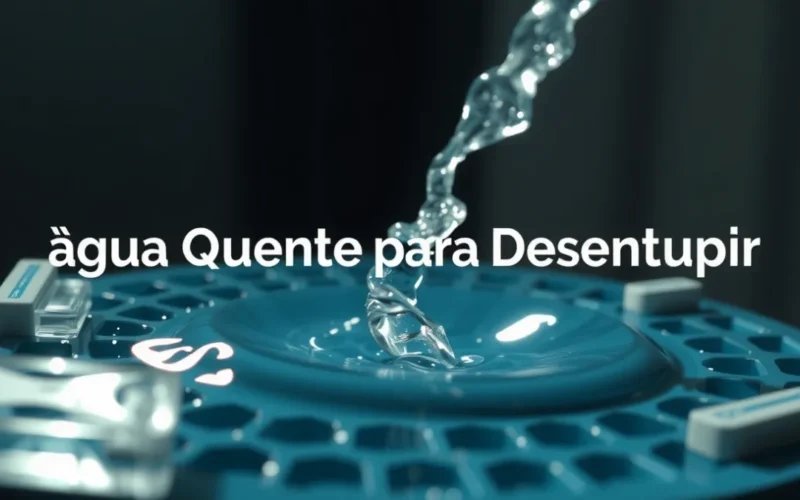 Água Quente para Desentupir: Quando Funciona e Como Usar Direito