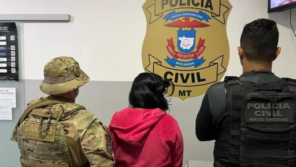 Mulher presa no MT por envolvimento em três execuções em MS