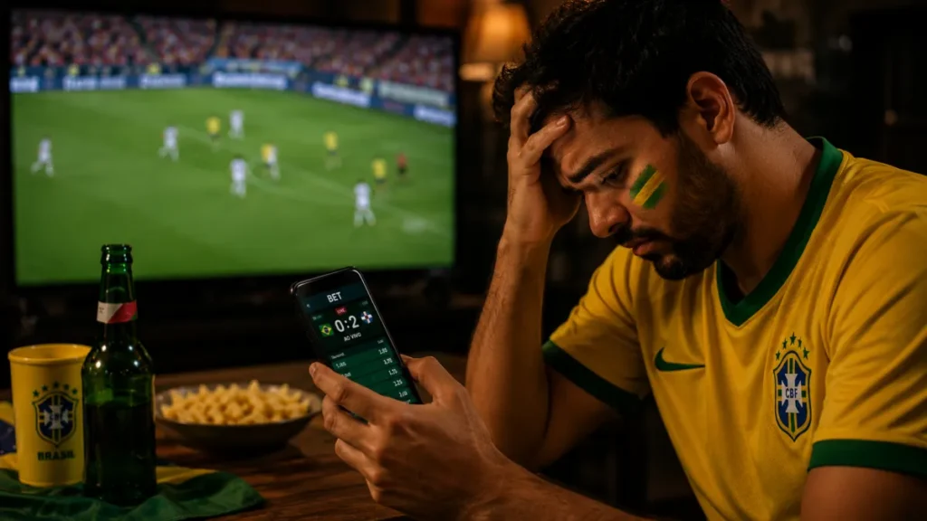 Bets tiram a graça do futebol após eliminação do Brasil