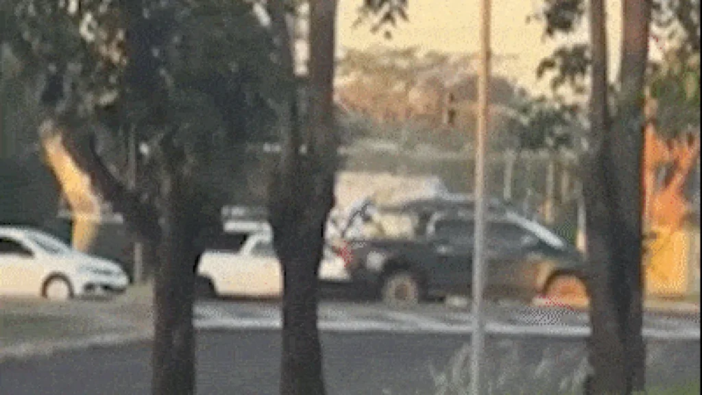 Pouso de helicóptero em rotatória é o mais visto da semana