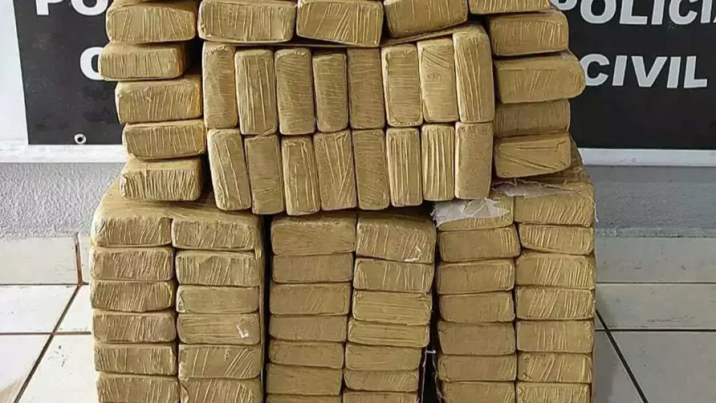 Jovem é preso com 394 kg de maconha em MS