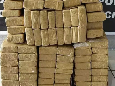 Jovem é preso com 394 kg de maconha em MS