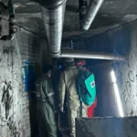 Trabalhadores passam mal em caixa-d'água durante obra do Belas Artes